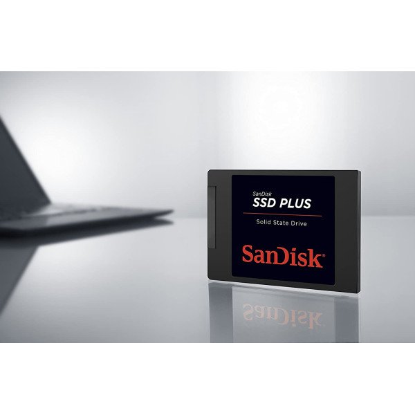 SanDisk SSD PLUS 480GB Internal SSD - SATA III 6 Gb/s, 2.5"/7mm, Up to 535 MB/s 