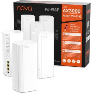 Tenda MX12 AX3000 Whole Home Mesh Wi-Fi 6 System - 3 Pack