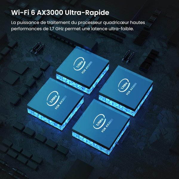 Tenda MX12 AX3000 Whole Home Mesh Wi-Fi 6 System - 3 Pack