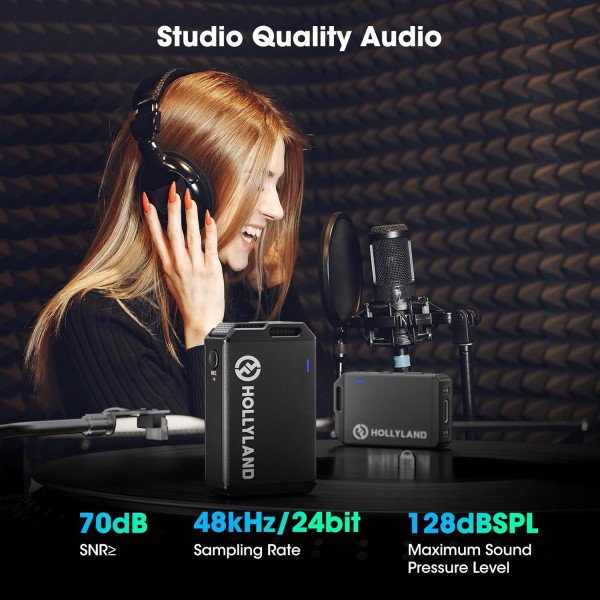 Hollyland LARK MAX Solo Wireless Microphone System