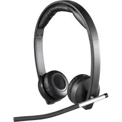 Logitech H820e Wireless Stereo Headset with Noise-Cancelling Mic