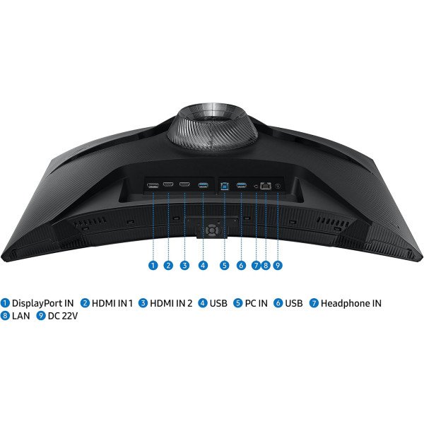 Samsung Odyssey G65B 32 inch QHD 240Hz Curved Smart Gaming Monitor