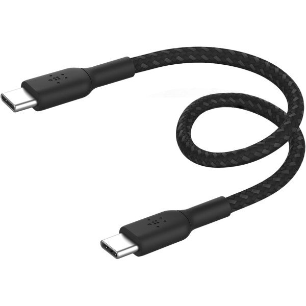 Belkin BoostCharge Braided USB-C to USB-C Cable 0.15M