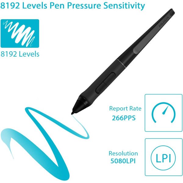 Huion PW500 Battery-Free Stylus for Huion Kamvas