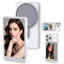Magnetic Selfie Monitor Screen for iPhone & Android