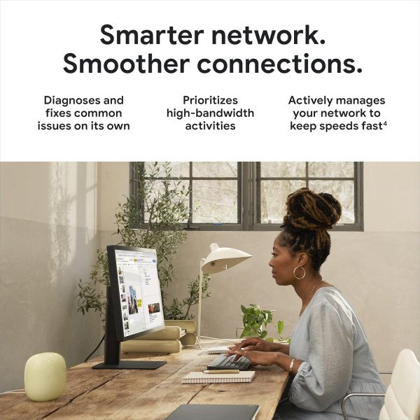 Google Nest Wifi Pro 6E AXE5400 Mesh Router 
