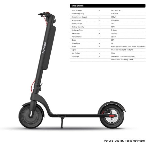 Porodo Lifestyle Urban Scooter Pro Electric Scooter