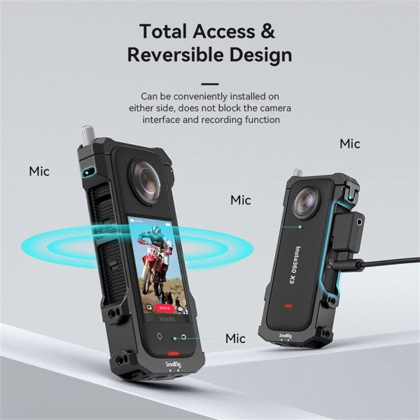 SmallRig Aluminum Frame Cage for Insta360 X3