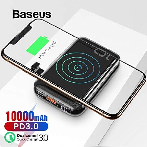 Baseus Mini S Bracket 10W Wireless 6 Power bank 10000mAh 18W