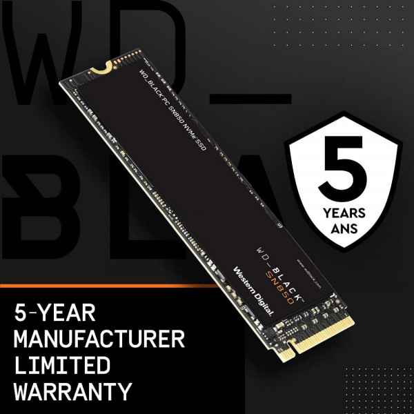 Western Digital Black 2TB SN850 NVMe Internal Gaming SSD