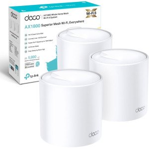 TP-Link Deco X20 AX1800 Whole Home Mesh Wi-Fi 6 System - 3 Pack
