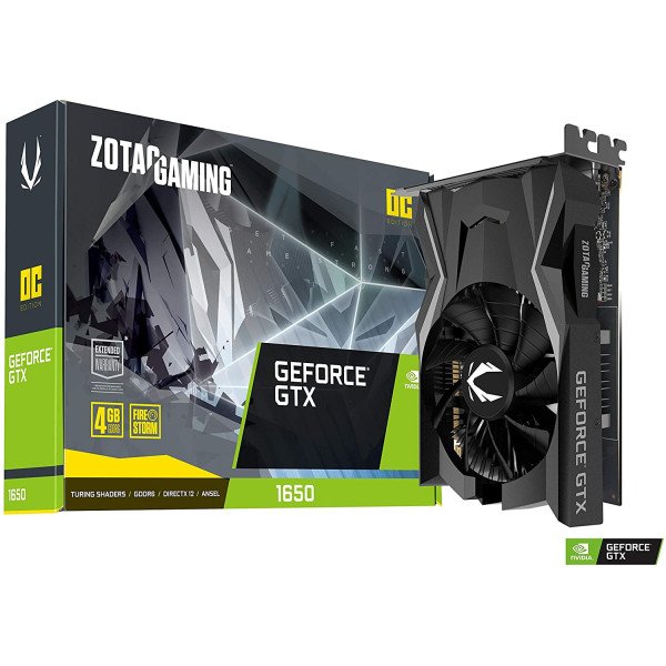 ZOTAC GAMING GeForce GTX 1650 OC 4GB GDDR6 Gaming Graphics Card