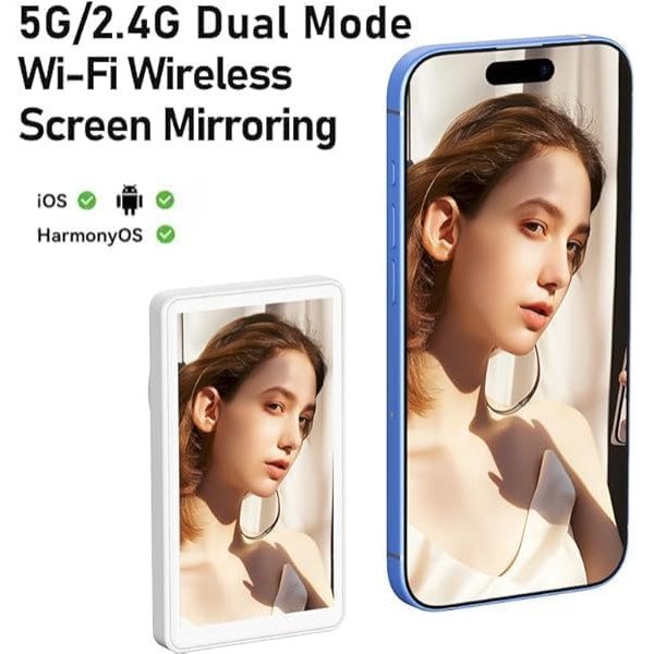 Magnetic Selfie Monitor Screen for iPhone & Android