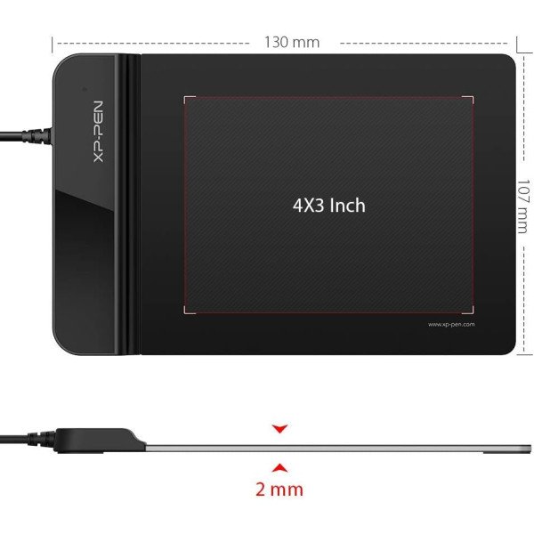 XP-Pen Star G430S OSU Graphics Drawing Tablet 4 x 3 inches