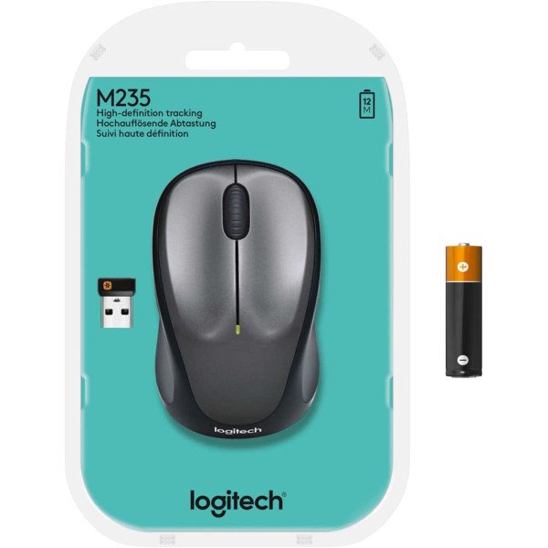 Logitech M235 Wireless Mouse - Black