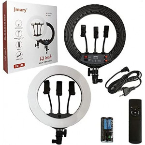 Jmary FM-14R 14 inch Selfe Ring Light With Remote