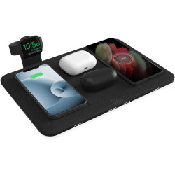Halo 4-in-1 Wireless Charging Mat with Apple Watch Holder