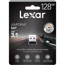 Lexar JumpDrive S47 USB 3.1 Gen 1 128GB Flash Drive 