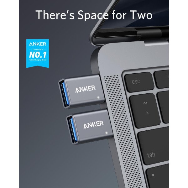 Anker USB-C to USB Adapter - 2-Pack