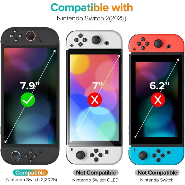 T Tersely Glass Screen Protector for Nintendo Switch 2 