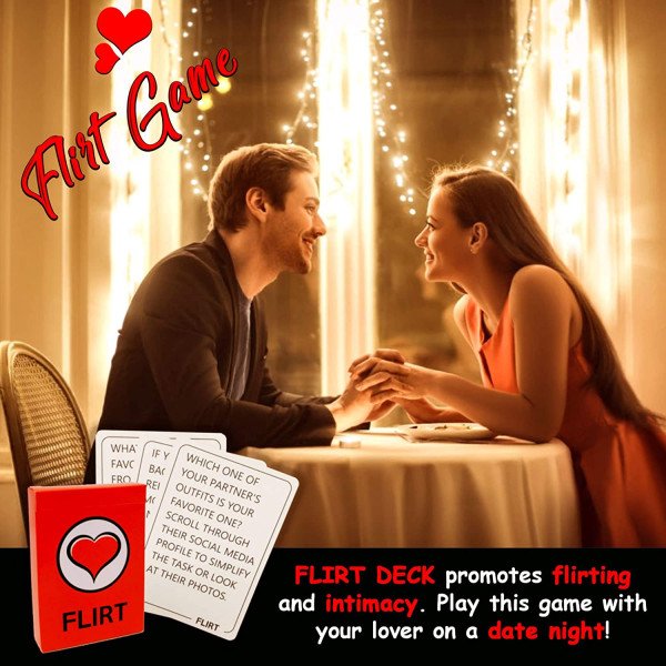 Talk, Flirt, Dare! Fun and Romantic Game for Couples