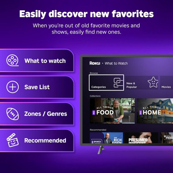 Roku Streaming Stick Plus 4K & HDR Roku Streaming Device