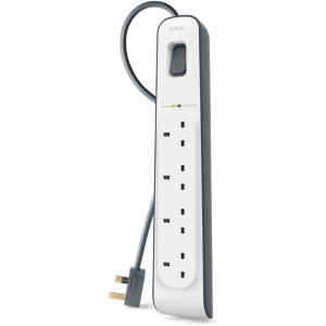 Belkin 4 Way Surge Protection Strip with 2M Power Cord