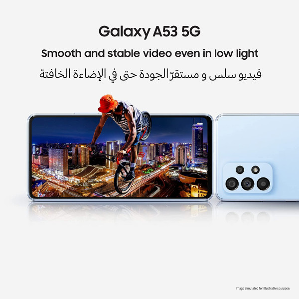 Samsung Galaxy A53 5G Smartphone, 128GB, 6GB RAM, Dual Sim 