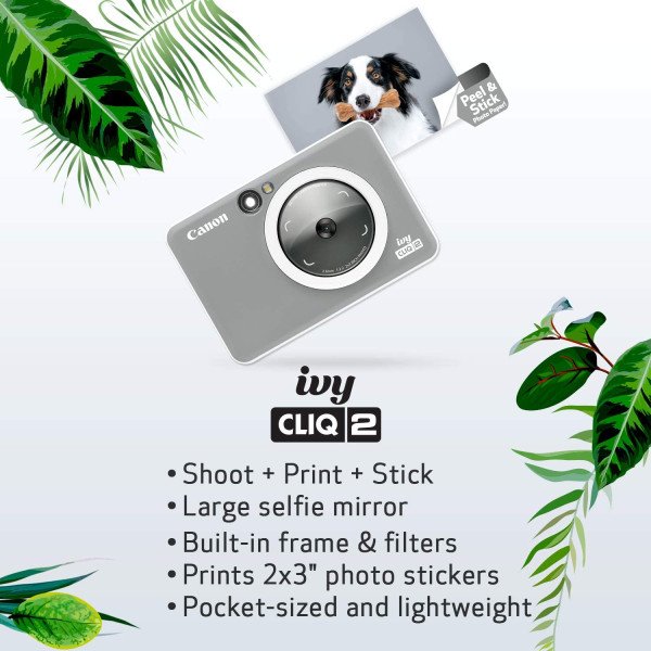 Canon Ivy CLIQ2 Instant Film Camera - Charcoal