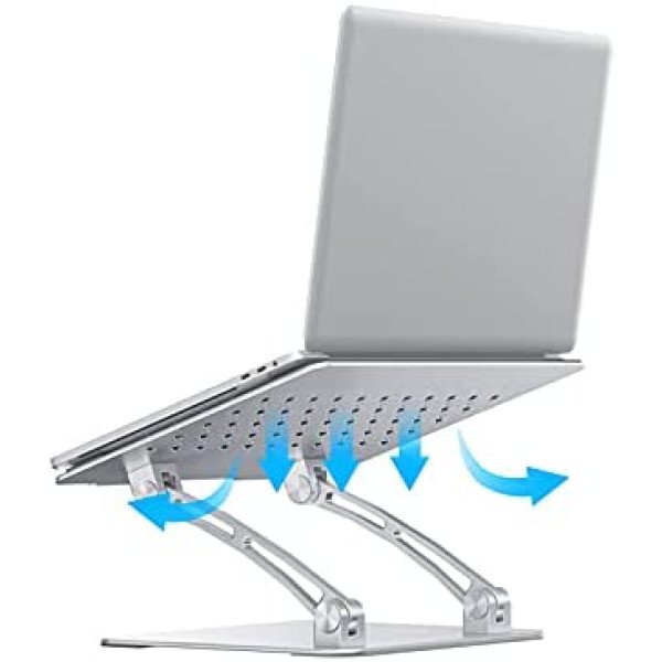 WIWU S700 Ergonomic Adjustable Laptop Stand - Silver