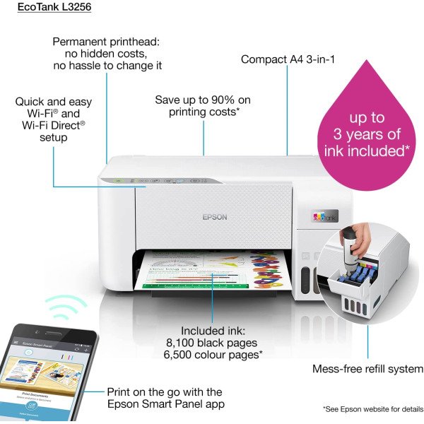 Epson EcoTank L3256 ink Tank Printer