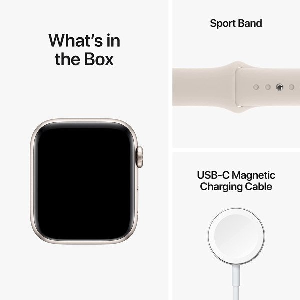 Apple Watch SE 2nd Gen GPS 44mm Starlight