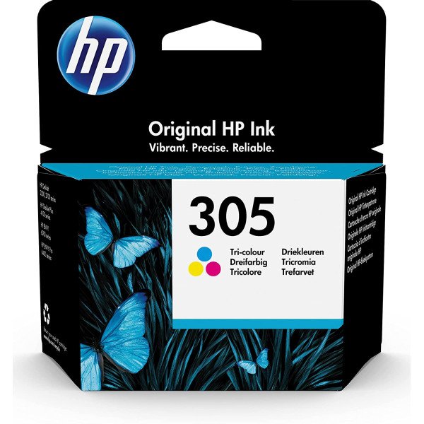 HP 305 Tri-color Original Ink Cartridge - 3YM60AE