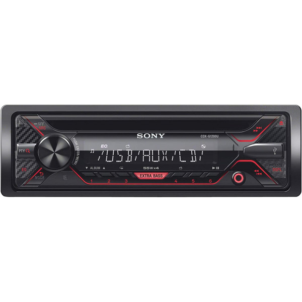 Sony CDX-G1200U Car Audio Stereo CD/USB/AUX/Tuner Player
