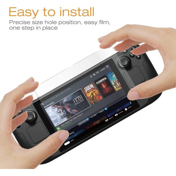 Steam Deck Glass Screen Protector - 2 Pack