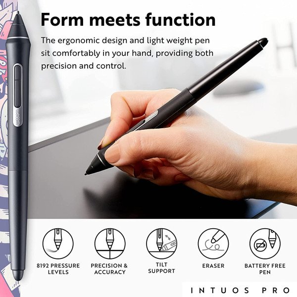 Wacom Intuos Pro -Small Graphic Drawing Tablet (PTH460K0A )