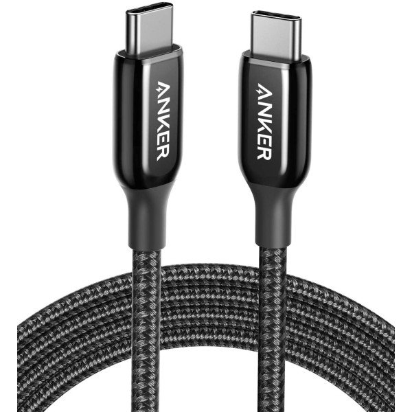 Anker PowerLine+ III 3ft 60W Nylon Braided USB-C to USB-C 2.0 Cable