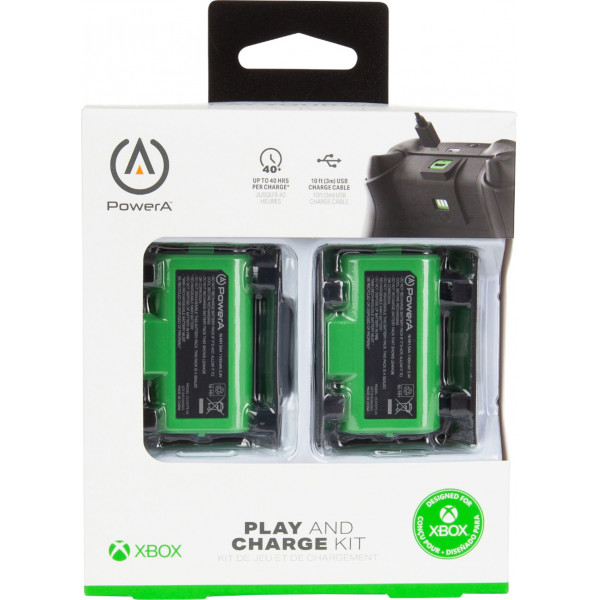 PowerA  Play & Charge Kit for Xbox Series X|S and Xbox One - Green