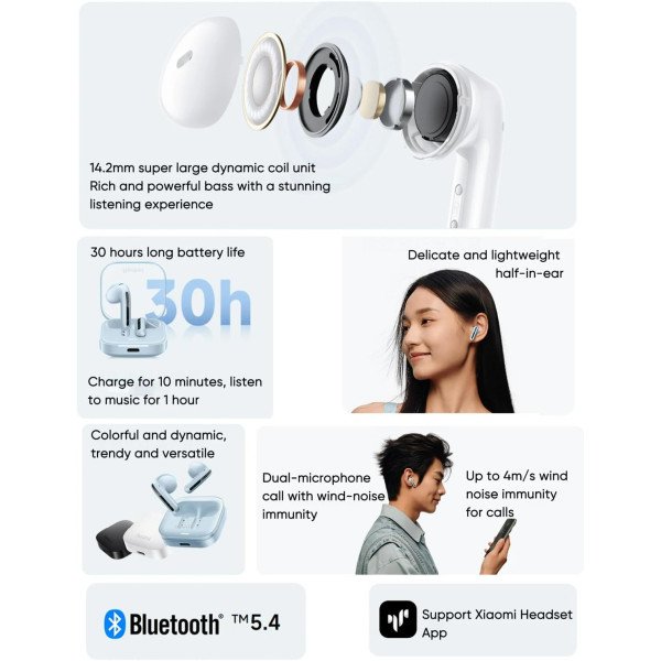 Xiaomi Redmi Buds 6 Active Wireless Earbuds