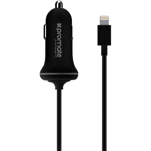 Promate proChargeLT Car Charger with Lightning Connector