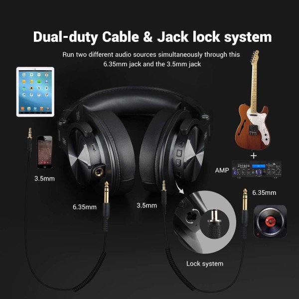 OneOdio A70 Fusion Bluetooth Over Ear Studio DJ Headphones