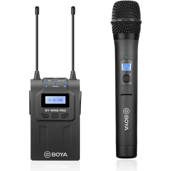 BOYA BY-WM8 PRO-K3 Camera-Mount Wireless Handheld Microphone System (568 to 599 MHz)