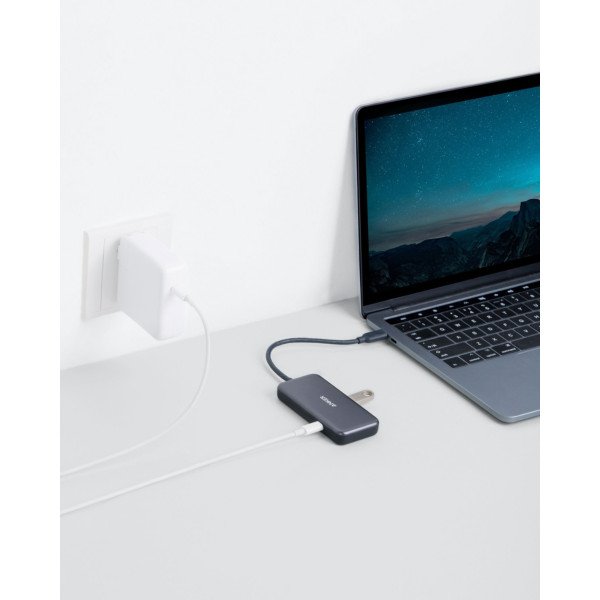 Anker Premium 4-in-1 USB-C Hub - Gray