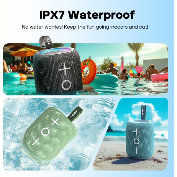 TRIBIT StormBox Mini+ Portable Bluetooth Speaker 