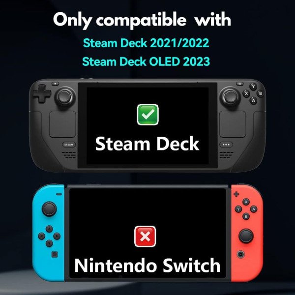 Steam Deck Glass Screen Protector - 2 Pack