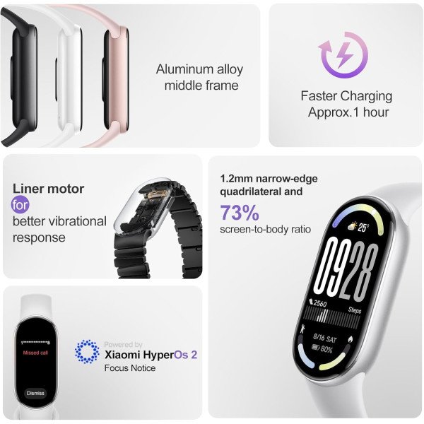 Xiaomi Smart Band 10 Ceramic Edition Pearl White