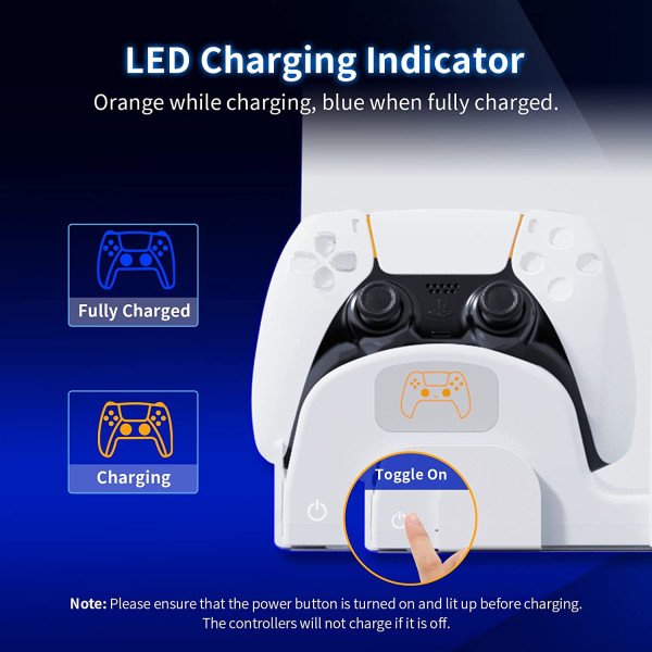 NexiGo PS5 Wall Mount with Controller Charger