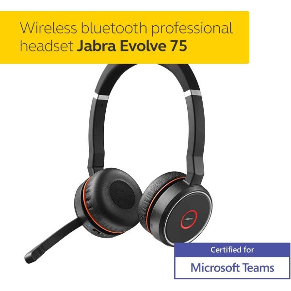 Jabra Evolve 75 MS Stereo Wireless Headset