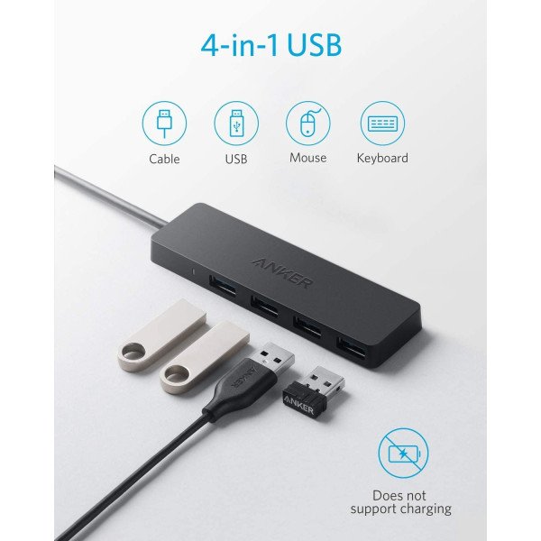 Anker 4-Port Ultra Slim USB 3.0 Hub