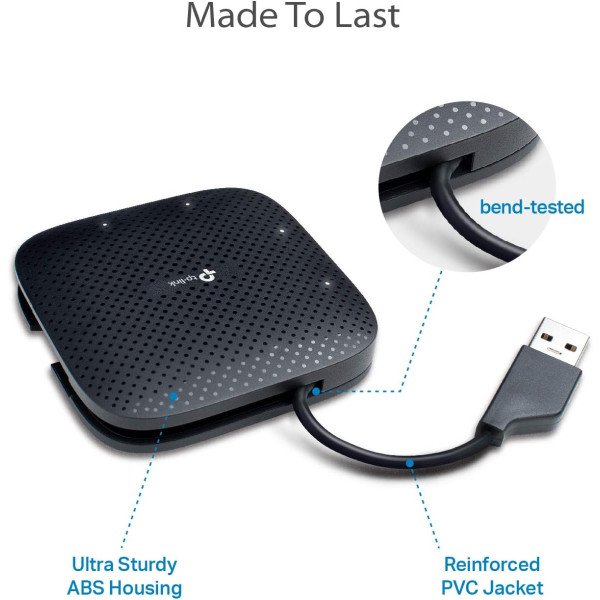 TP-Link UH400 USB 3.0 4-Port Portable Hub 